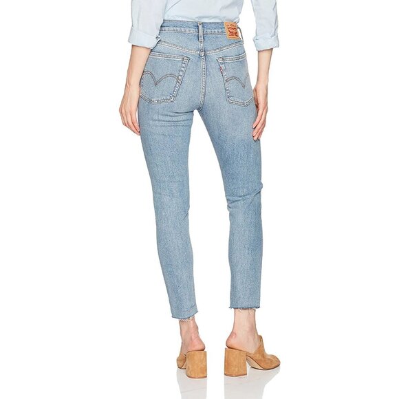 LEVI'S Wedgie Skinny Jeans Blue Spice sz 31 Women's - Picture 3 of 12